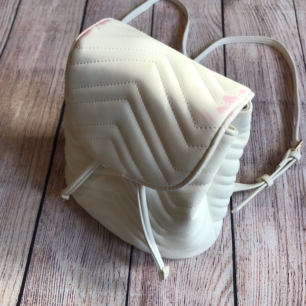 White Mini backpack - Picture 2 of 9